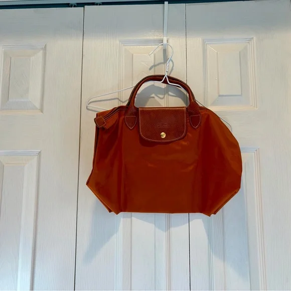 Longchamp Le Pliage M Tote Burnt Orange - Picture 2 of 9